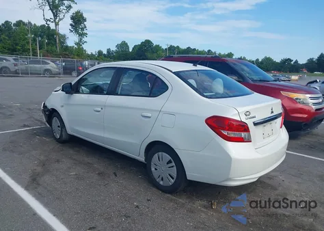 2017 Mitsubishi Mirage Es z USA, uszkodzony, nr VIN ML32F3FJ6HHF19405